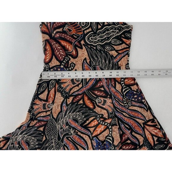 H&M Women's Fit & Flare Stretch‎ Dress Animal Floral Size Small, Boho - Picture 10 of 10